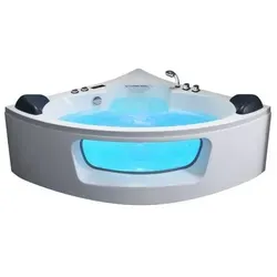 EAGO Whirlpool AWT GE119E – 158x158 cm - Hochwertiger Whirlpool mit 14 Hydrojets für individuelle Entspannung. Das moderne Design und die einfache Bedienung bieten ein luxuriöses Badeerlebnis in Ihrem Zuhause.