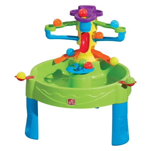 Step2 Busy Ball Wasserspieltisch mit Bällen - Sandkästen mit interaktivem Wasserspiel, fördert die motorischen Fähigkeiten und sorgt für stundenlangen Spielspaß im Freien.