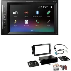 Pioneer DMH-A240DAB 2-DIN Autoradio mit Bluetooth und DAB - Zubehör für Car HiFi: 2-DIN-Mediareceiver mit DAB+, Bluetooth für kabelloses Streaming und einfache Smartphone-Integration für sicheres Fahren.