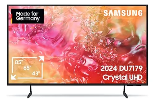 Samsung GU50DU7179U - 50 Zoll 4K Ultra HD Smart-TV, brillantes Bild mit Crystal Display und umfangreichen Smart-Funktionen