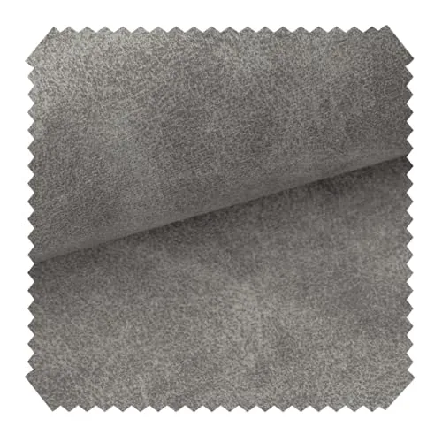 novely® COUEN Ultraweicher Antik Möbelstoff - Vintage Velours Polsterstoff - Pflegeleichte Meterware 1lfm | Farbe: 20 Betongrau