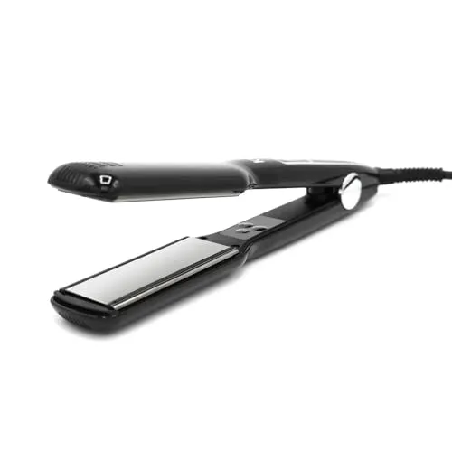 KU2 Cosmetics Haarglätteisen Bold I Extra breite 37 mm Keramik-Platten - Glätteisen mit 37 mm Keramik-Heizplatten, ideal für voluminöses Styling in nur 40 Sekunden Aufheizzeit – perfekt für glattes, lockiges Haar und Wellen.