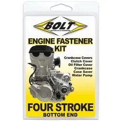 Bolt Motorschrauben-Kit für Offroad-Motorräder - Hochwertiges Schrauben-Kit von BOLT für die meisten Offroad-Motorräder ab 1985. Ideal für zuverlässige Motorhalterungen und optimale Passform.