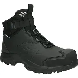 HAIX Nevada 3.0 mid - UK 6.5 / EU 40 - schwarz - Wasserdichter Mid-Cut Schuh aus robustem Leder, atmungsaktiv mit komfortabler dämpfender Einlage. Ideal für den professionellen Einsatz mit rutschsicherer Sohle für optimalen Halt.