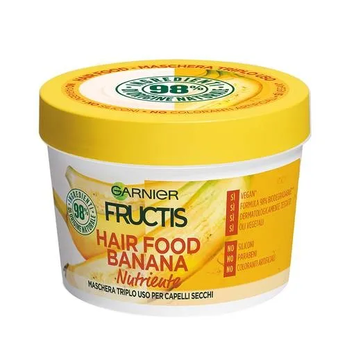 Fructis Hair Food Banana Maschera Capelli Nutriente Garnier 390ml