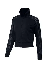 adidas Damen Trainingsjacke FIREBIRD LACETT M - Moderne Trainingsjacke mit leichtem Tragekomfort und stylischem Cropped-Schnitt. Die sportlichen Spitzen-Einsätze an den Ärmeln bieten vielseitige Kombinationsmöglichkeiten für jeden Look.