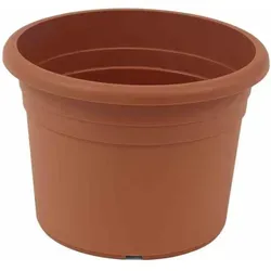 Unbekannt - Topf Cilindro Ø 20 X 14,1 Cm, Terracotta Rundes Kunststoffgefäß Mit Bodenlöchern