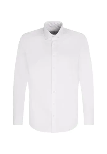 Seidensticker Herren Business-Hemd - Extra Slim Fit - Bügelfrei - Elegantes Herren Hemd in Weiß, ideal für Büro und Freizeit. Bügelfrei, angenehm auf der Haut und mit figurbetontem Extra Slim Fit für eine perfekte Silhouette.