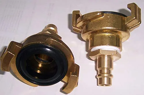 Adapter Klauenkupplung für Geka auf Stecker Druckluft DN 7.2 - Ventile & Verbindungen, hochwertiges Übergangsstück für eine sichere und zuverlässige Druckluftverbindung.