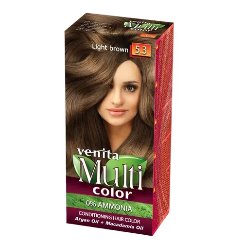 MultiColor pielęgnacyjna farba do włosów 5.3 Jasny Brąz Venita 5902101514712