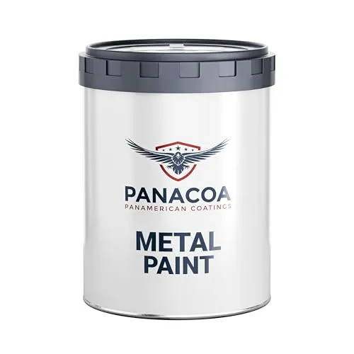 PANACOA Metallschutzlack 3in1 Metalllack Metallfarbe Rostschutzfarbe l Schwarz 750ml