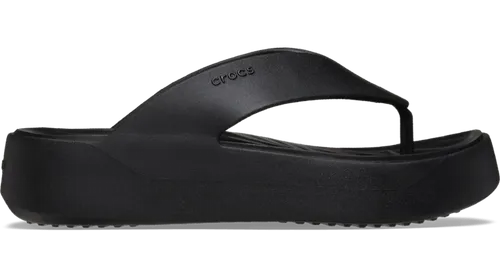 Crocs Damen Getaway Platform Flip-flops Schwarz 41/42 EU - Sandalen mit bequemer EVA-Sohle, ideal für entspannte Sommertage und lässige Outfits.