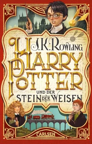 Harry Potter und der Stein der Weisen (Harry Potter 1): Magisches Abenteuer für Kinder - Erlebe die magische Welt von Hogwarts! Dieses Kinderbuch ab 10 Jahren bietet spannende Abenteuer und unvergessliche Charaktere für junge Leser. Ideal für die ganze Familie! Noch nie war Lesen so aufregend!  