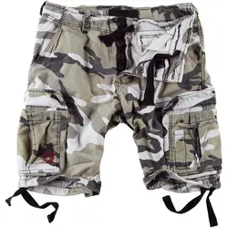 Surplus Airborne Vintage Shorts 3XL - Herren-Shorts im robusten stone washed Design, ideal für einen lässigen Vintage-Look und höchsten Tragekomfort. 100% Baumwolle für beste Qualität.