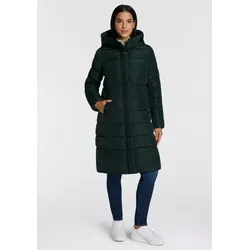 ONLY Steppmantel ONLTINA – Puffermantel mit Premium-Füllung und verdecktem Zipper regular fit, casual, Steppware, Kunstfaser, hochschließend grün XS (34)
