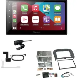 Pioneer SPH-DA160DAB 2-DIN Autoradio mit Apple CarPlay & Android Auto - Modernes 2-DIN Autoradio mit USB-Anschluss und Bluetooth für Mercedes Benz SL (2001-2011). Genießen Sie DAB+ Digitalradio und einfache Smartphone-Konnektivität über einen 6,8 Zoll Touchscreen.
