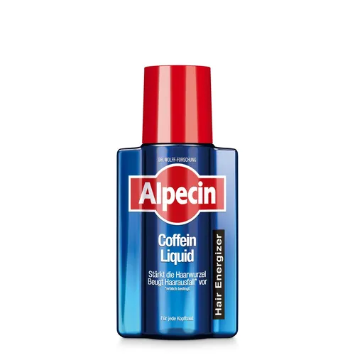 Alpecin Coffein Liquid - Haarkur gegen Haarausfall, belebt die Haarwurzeln mit Coffein und Zink für schnelleres Haarwachstum und wirkt bis zu 24 Stunden.