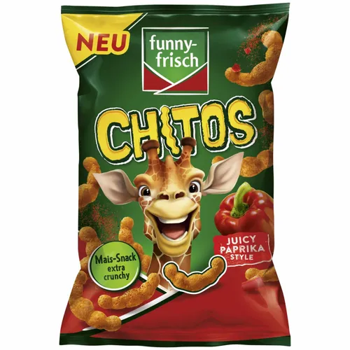 funny frisch Chitos Juicy Paprika Style 80g Packung