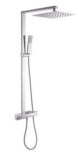 Bernstein Duschsystem NT6705C - Design Duschsäule mit Thermostat - Erleben Sie modernes Duschen mit dem Bernstein NT6705C. Das elegante Duschsystem bietet ein Thermostat für präzise Temperaturkontrolle und einen Verbrühschutz. Ideal für eine sichere und komfortable Dusche.