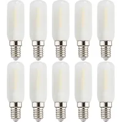 LED Leuchtmittel T25 für Dunstabzugshauben, 2,5W, warmweiß, 10 Stück - Energieeffizientes LED Leuchtmittel T25 für Dunstabzugshauben, 220lm warmweiß, ideal für eine angenehme Beleuchtung. Langlebig mit 25.000 Stunden Lebensdauer, perfekt für den täglichen Einsatz.