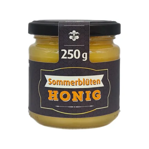 Deutscher Sommerblüten Honig 250g | Honig direkt vom Imker