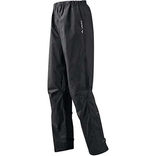 VAUDE Herren Mens Fluid Pants II S/S+l/S Hose, Schwarz, XXL - Multifunktions-Radhose: Wasserdicht, winddicht und atmungsaktiv für optimalen Regenschutz. Umweltfreundlich mit Eco Finish ohne PFC, ideal für umweltbewusste Radfahrer.