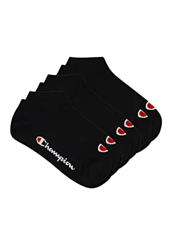 Champion Unisex Core 3PP Sneaker Freizeitsocken, Nero, 35-38