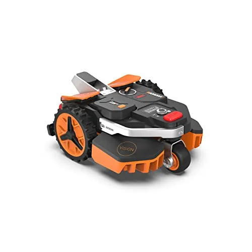 WORX Landroid Vision M600 Mähroboter WR206E.1 für Gärten bis 600m², AI Rasenmäher Roboter ohne Begrenzungskabel (WLAN & Bluetooth, aktive Hindernisvermeidung mit KI-Technologie, Igelschutz)