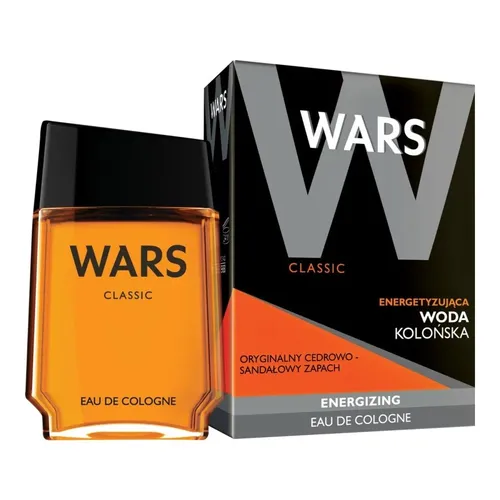 Classic energetyzująca woda kolońska 90ml WARS - Herren Eau de Toilette, erfrischender Duft für den ganzen Tag, ideal für aktive Männer.
