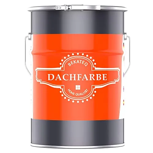 BEKATEQ BE-510 Dachfarbe - Wetterbeständige Dachbeschichtung - Hochbelastbare, wasserbasierte Dachfarbe in seidenmatt für verschiedene Oberflächen. Schützt und verschönert Dächer mit hervorragender Deckkraft und einfacher Anwendung. Ideal für langlebige Ergebnisse.