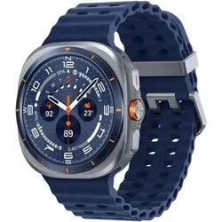 Samsung L705F Galaxy Watch Ultra (2025) – eSIM, 47mm, Titanium Blue - Robuste Titan-Uhr mit elegantem Design, ideal für aktive Nutzer. Beeindruckendes Display sorgt für klare Sicht bei allen Lichtverhältnissen. Verfolgen Sie Ihre Fitnessziele bequem und unabhängig dank eSIM-Konnektivität.