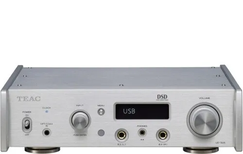Teac UD-505 Ausstellungsstück silber USB DAC Pre-Amplifier - Videokabel & -stecker, hochwertiger DAC Pre-Amplifier für exzellente Klangqualität und digitale Audioverarbeitung