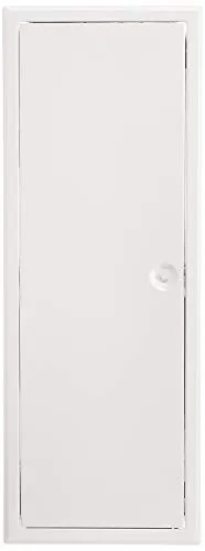 Upmann Revitür Softline 200x600 mm - RAL9016 - Falttür aus pulverbeschichtetem Stahlblech, ideal für sauberen Abschluss und einfache Montage in Wand oder Decke. Aushängbares Türblatt für flexible Nutzung.