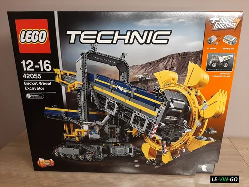 LEGO Technic 42055 Schaufelradbagger - Bucket Wheel Excavator, mit Power Function Technik für spannende Spielwelten