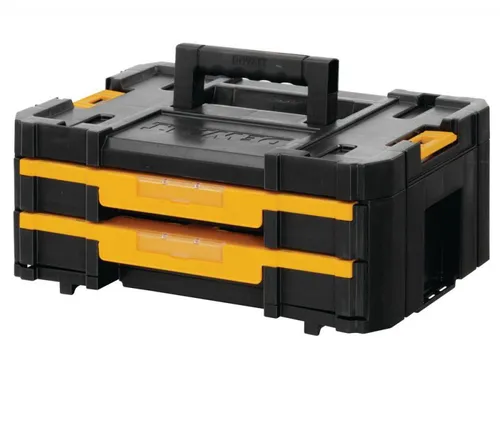 TSTAK® Double Shallow Drawers - Praktische Werkzeugaufbewahrung - Werkstatteinrichtung mit doppelten flachen Schubladen, ideal für die übersichtliche Organisation von Werkzeug und Zubehör.