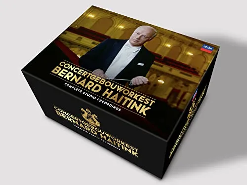 Bernard Haitink & Concertgebouworkest: Complete Studio Recordings (113 CDs + 4 DVDs) - Sinfonien, umfassende Sammlung mit 113 CDs und 4 DVDs, ideal für Klassikliebhaber und Sammler.