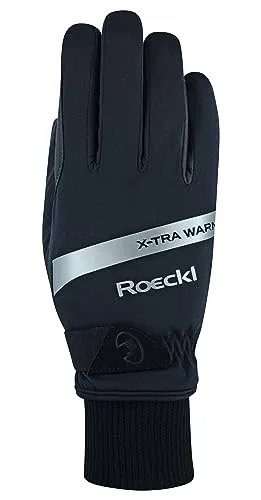 Roeckl Sports Reithandschuh Wynne, Winterhandschuh für Turniere, Schwarz 6.5 - Reithandschuhe mit ultimativen Kälteschutz: WYNNE bietet dank PrimaLoft Gold Isolierung Wärme und hervorragenden Griff für präzise Zügelführung.