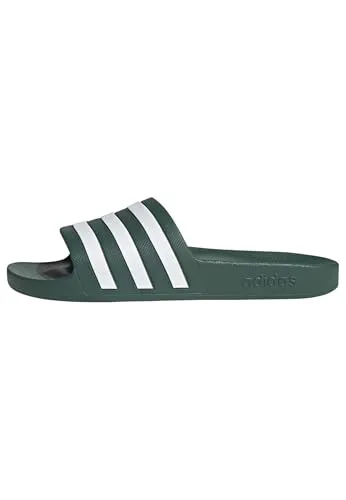 adidas Unisex Adilette Aqua Slides Sandal, collegiate green/ftwr white/collegiate green, 47 EU