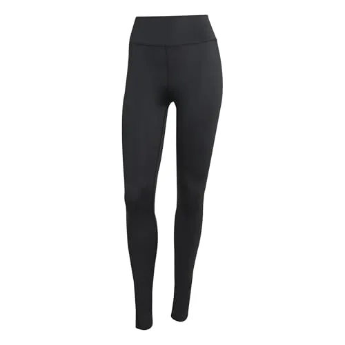 adidas Damen All Me Essentials Full-Length Leggings, Schwarz, XS - Tights aus 85% recyceltem Polyester, mit hohem Bund und feuchtigkeitsabsorbierendem AEROREADY für optimalen Komfort beim Sport.