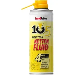 INNOBIKE 105 Kettenöl 300ml – Hochleistungs-Schmiermittel für Fahrradketten - Effektives Schmiermittel in Sprühdose für optimale Pflege und Schutz Ihrer Fahrradkette. Ideal für den regelmäßigen Einsatz und sorgt für geschmeidige Fahrten.