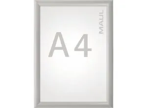 MAUL Klapprahmen MAULstandard - A4 - Tafeln & Whiteboards, ideal für die professionelle Präsentation von Informationen, einfaches Wechseln des Inhalts durch Klappen des Rahmens.