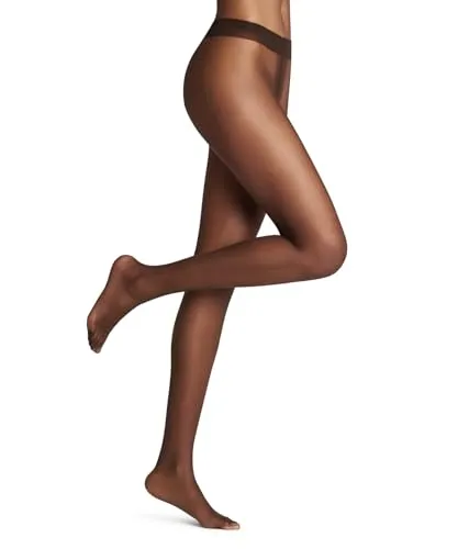 FALKE Damen Strumpfhose Shelina 12 DEN W Ti ultra-transparent einfarbig 1 Stück, Braun Brenda 5179, XL