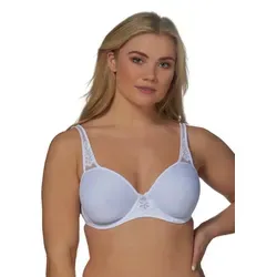 Elbrina Bügel-BH Spacer Bra vorgeformte Cups, breite Träger, mit Bügel, mit Spitze, feminin weiß 100