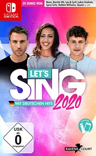 Let's Sing 2020 mit deutschen Hits für Nintendo Switch - Spiele für Nintendo Switch mit 35 neuen Hits, bis zu 4 Smartphones nutzbar und 6 spannende Spielmodi für bis zu 8 Spieler in 2 Teams.