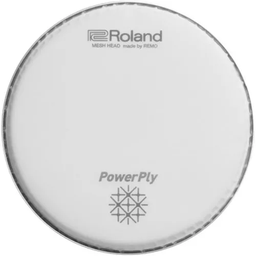 Roland MH2-8 8" Powerply Mesh Head - E-Drums, besonders haltbar und zweischichtig, entwickelt in Zusammenarbeit mit REMO USA für ein hervorragendes Spielgefühl und nahezu geräuschlosen Anschlag.