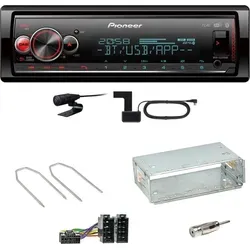 Pioneer MVH-S520DAB Einbauset für Dacia Duster bis 2012 - Komplettes Einbauset mit Pioneer MVH-S520DAB, DAB-Antenne und allen benötigten Zubehörteilen. Genießen Sie digitales Radio und Bluetooth-Konnektivität in Ihrem Dacia Duster für ein verbessertes Klangerlebnis.