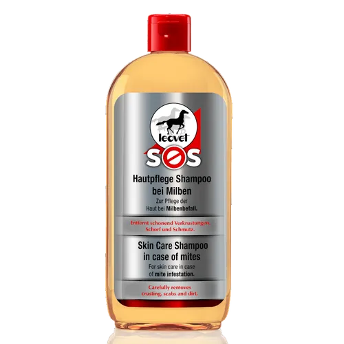 Milben Shampoo LEOVET Shampoo SOS SHAMPOO BEI MILBEN für Pferde 500ml