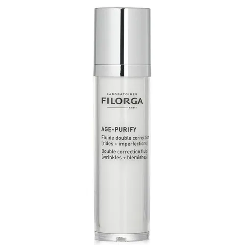 Filorga Age-Purify Intensive Double Correction Gesichtsfluid 50 ml - für fettige Haut, bekämpft Falten und Unreinheiten, hydratisierende Textur mit mattierender Wirkung