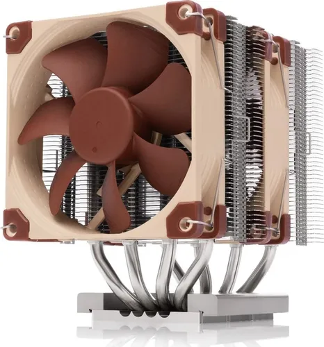Noctua NH-D9 TR5-SP6: Leiser 92mm Premium CPU-Kühler für AMD Threadripper und Epyc 8004 - CPU-Kühler mit kompaktem 92mm Format, ideal für leise 4HE Server. Hohe Kühlleistung durch Dual-Tower Design und zwei NF-A9 Lüftern, unterstützt AMD SP6 und sTR5 Sockel.