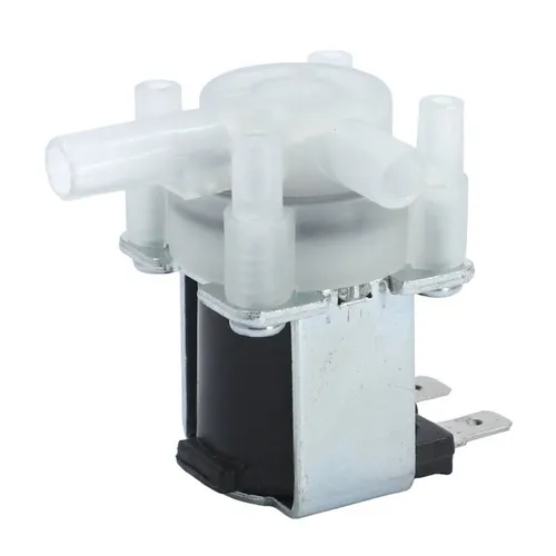 2/2 Wege-Magnetventil 1-fach 12V/DC, 2x Schlauchanschluss 7-8mm, 90°, Boot/Solar